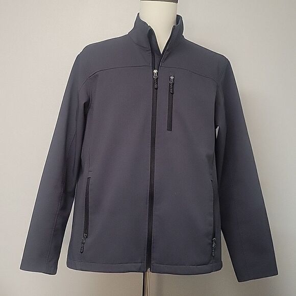 Swiss Tech Charcoal Gray Jacket, Size L - Picture 1 of 5